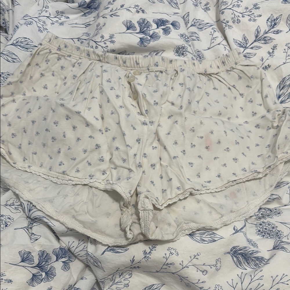 Floral Print Women's Sleep Shorts